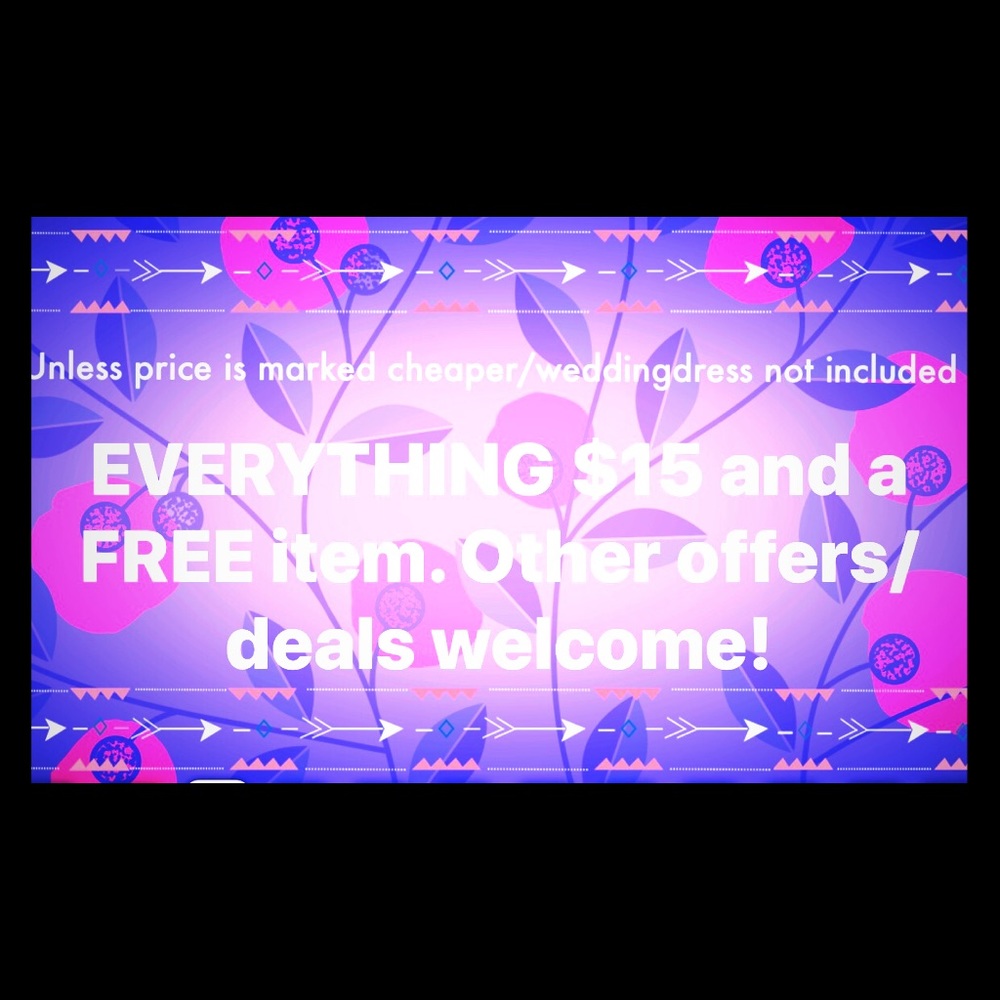 Everything is on sale. Questions ? Plz ask.